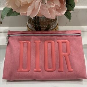 Dior Pink Cosmetic Pouch